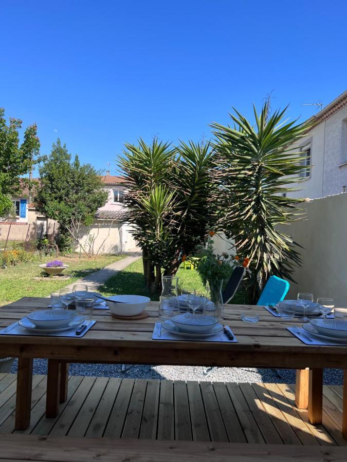 Charmante Maison Climatisee Avec Piscine Au Calme A 卡尔卡松 外观 照片