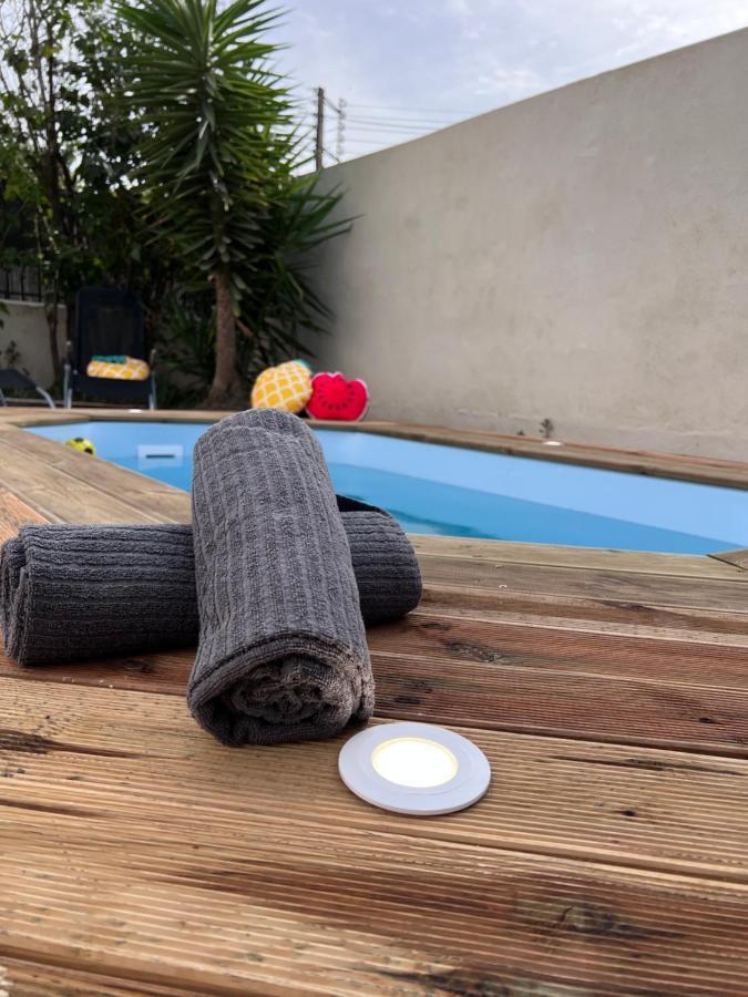 Charmante Maison Climatisee Avec Piscine Au Calme A 卡尔卡松 外观 照片